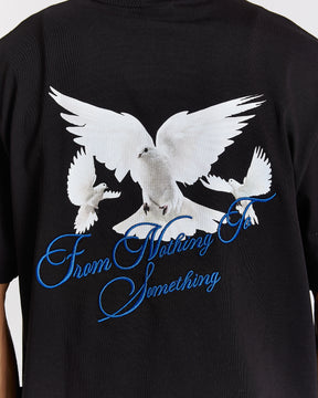 Take Flight Oversized T-Shirt - Black/White/Blue