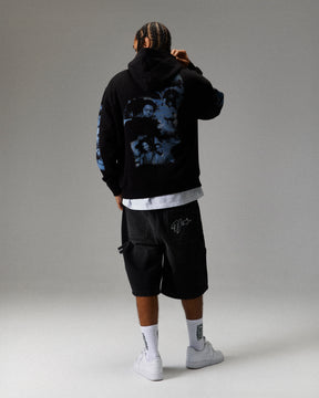 Hustle Boyz N The Hood Hoodie - Black/Blue