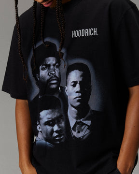 Heritage Boyz N The Hood T-Shirt - Black/Grey