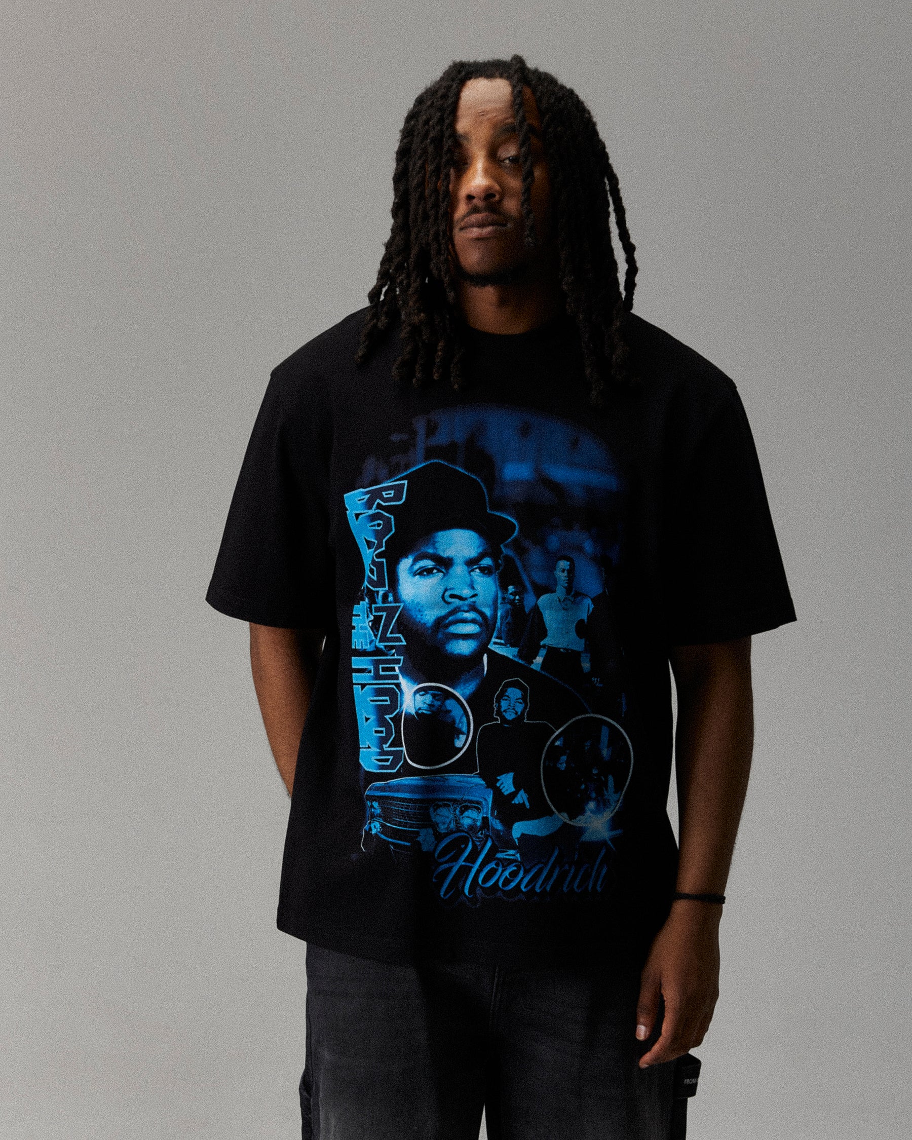 Empire Boyz N The Hood T-Shirt - Black/Blue