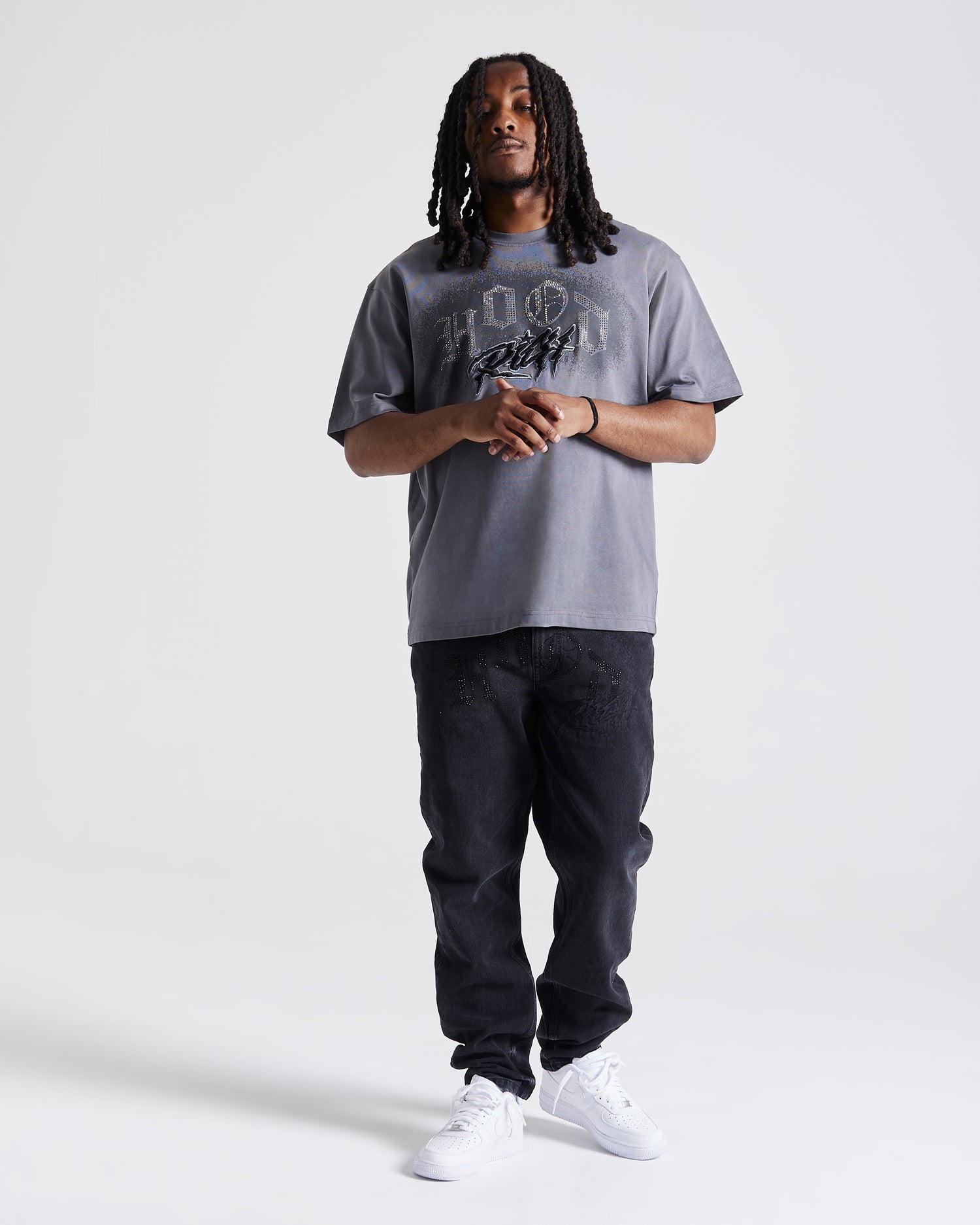 Iron Denim Jeans - Washed Black