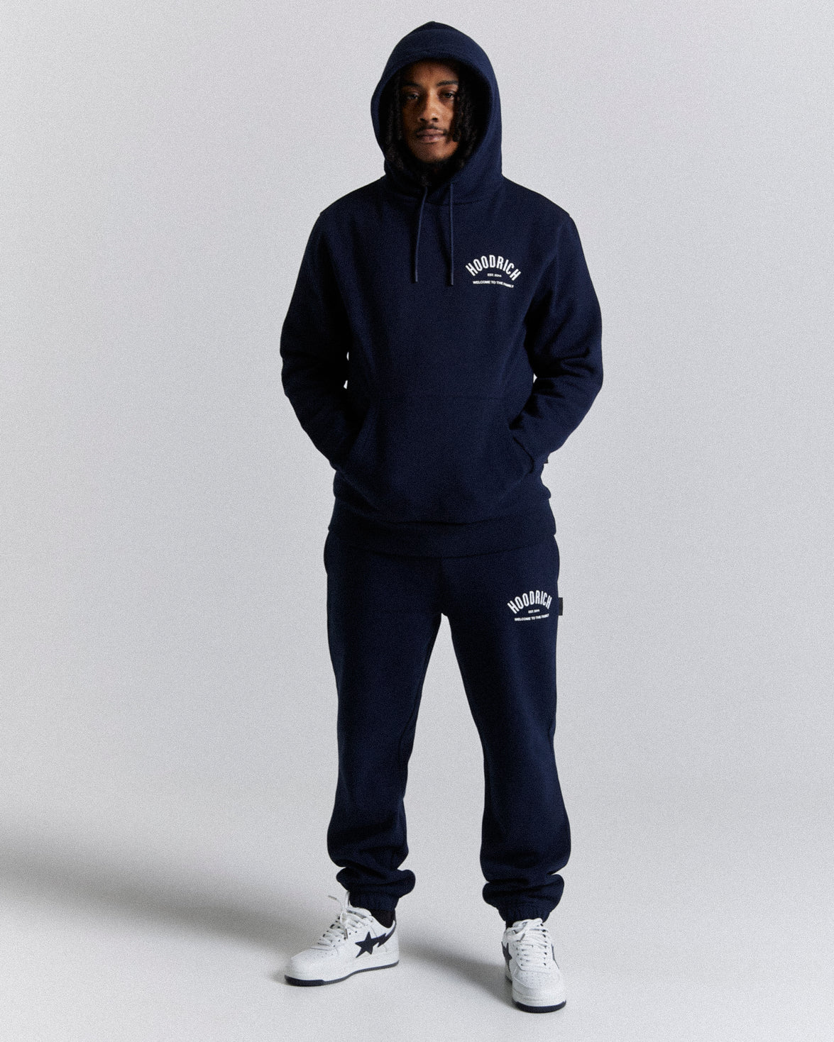 Volcano Joggers - Navy/White