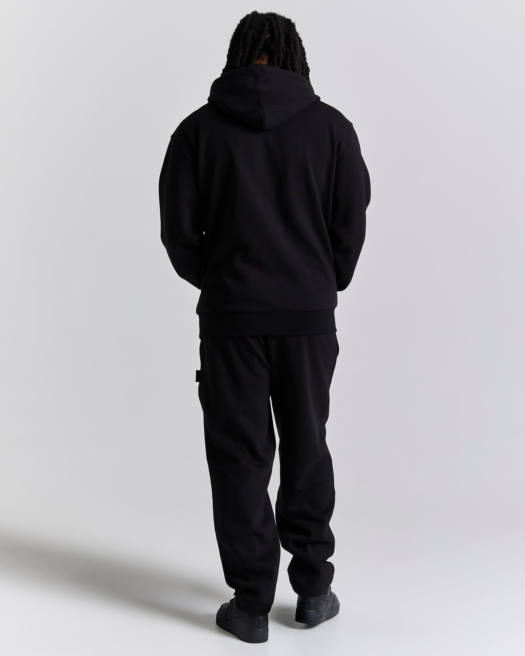 Inferno Oversized Hoodie - Black/Red