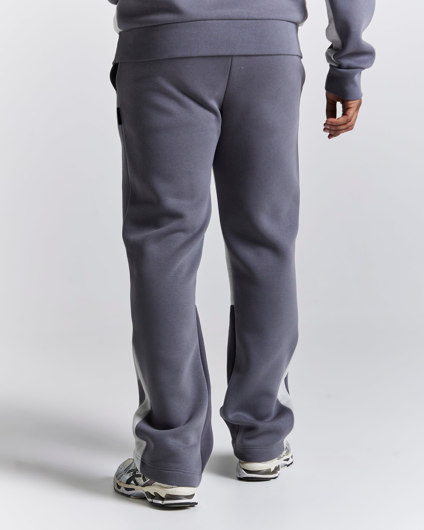 Rec Flared Hem Joggers - Grey/White