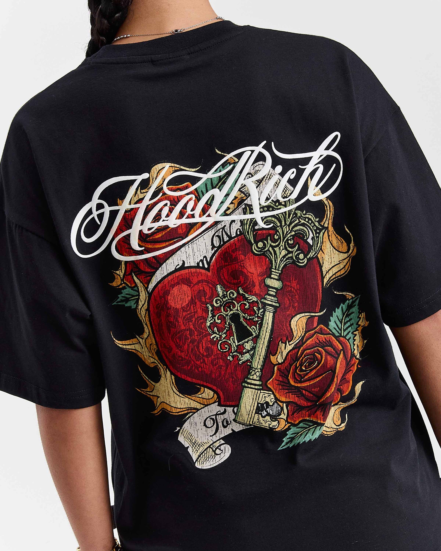 Vox Oversized T-Shirt - Black/Red