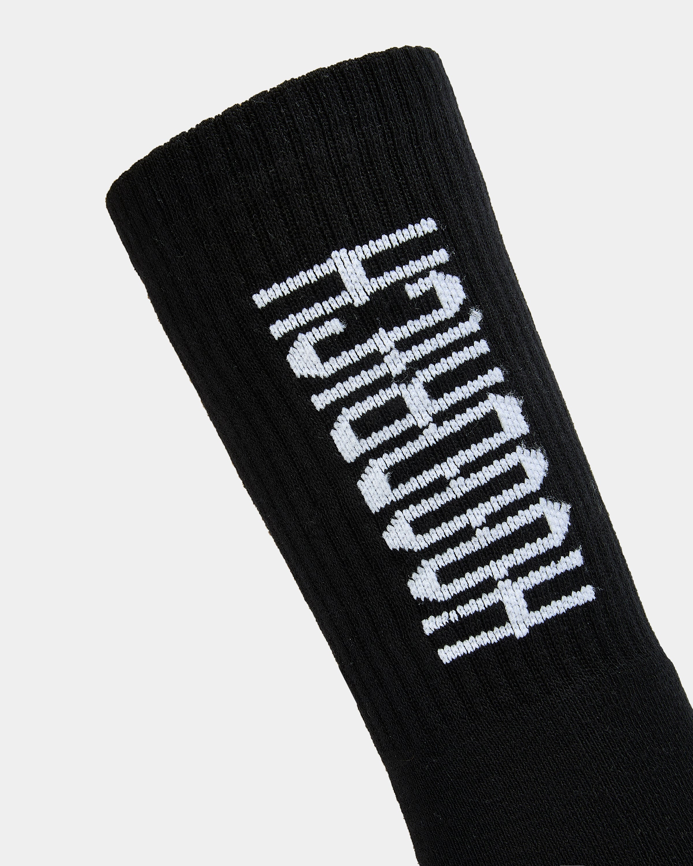 Core 3 Pack Crew Socks - Black/White
