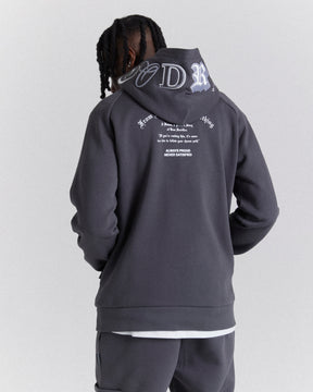 Heat Hoodie - Grey/White