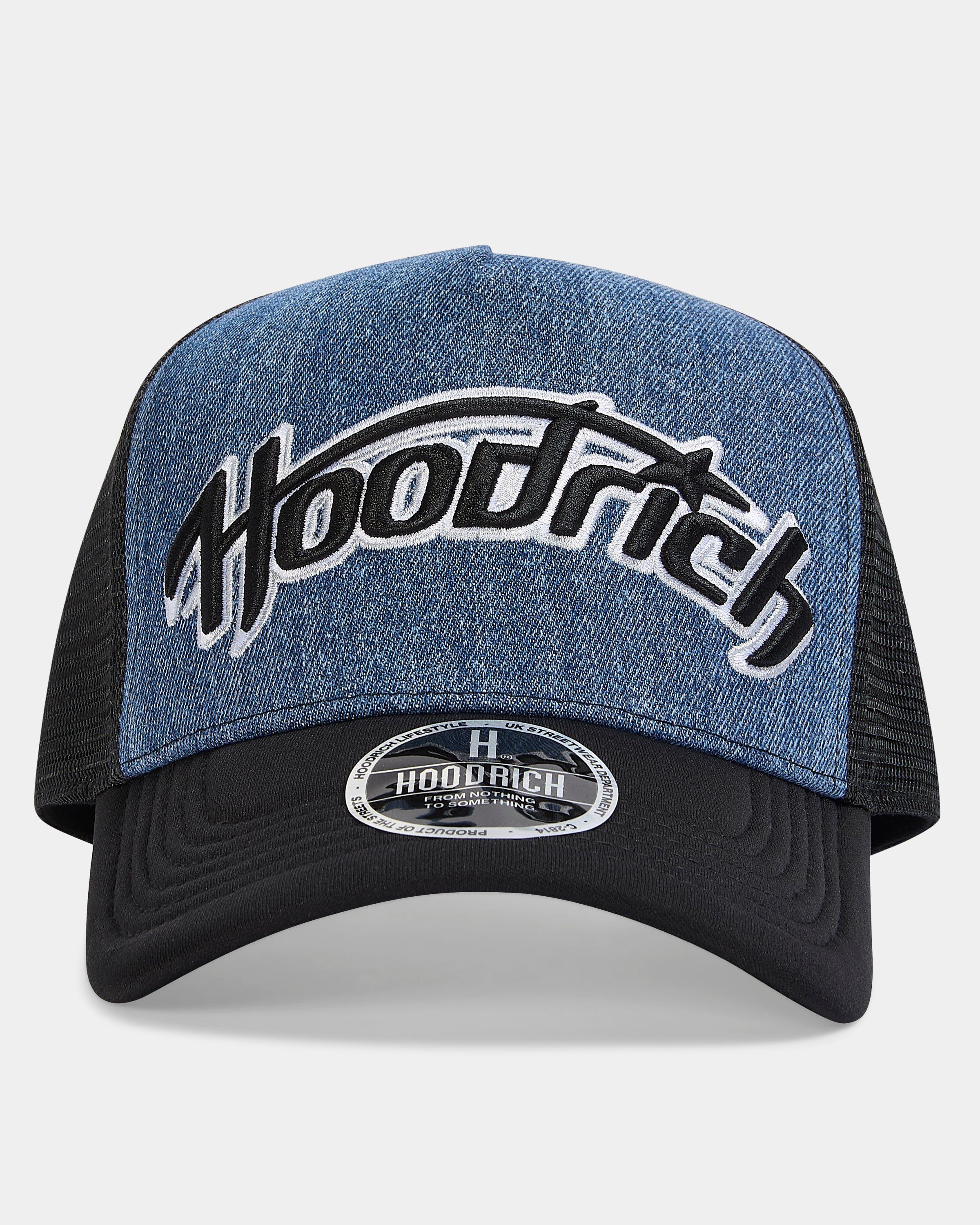 ★UK発 日本未入荷【HOODRICH】 Icarus Cap ブラック 刺繍ロゴ Icarus Cap - Black/Silver