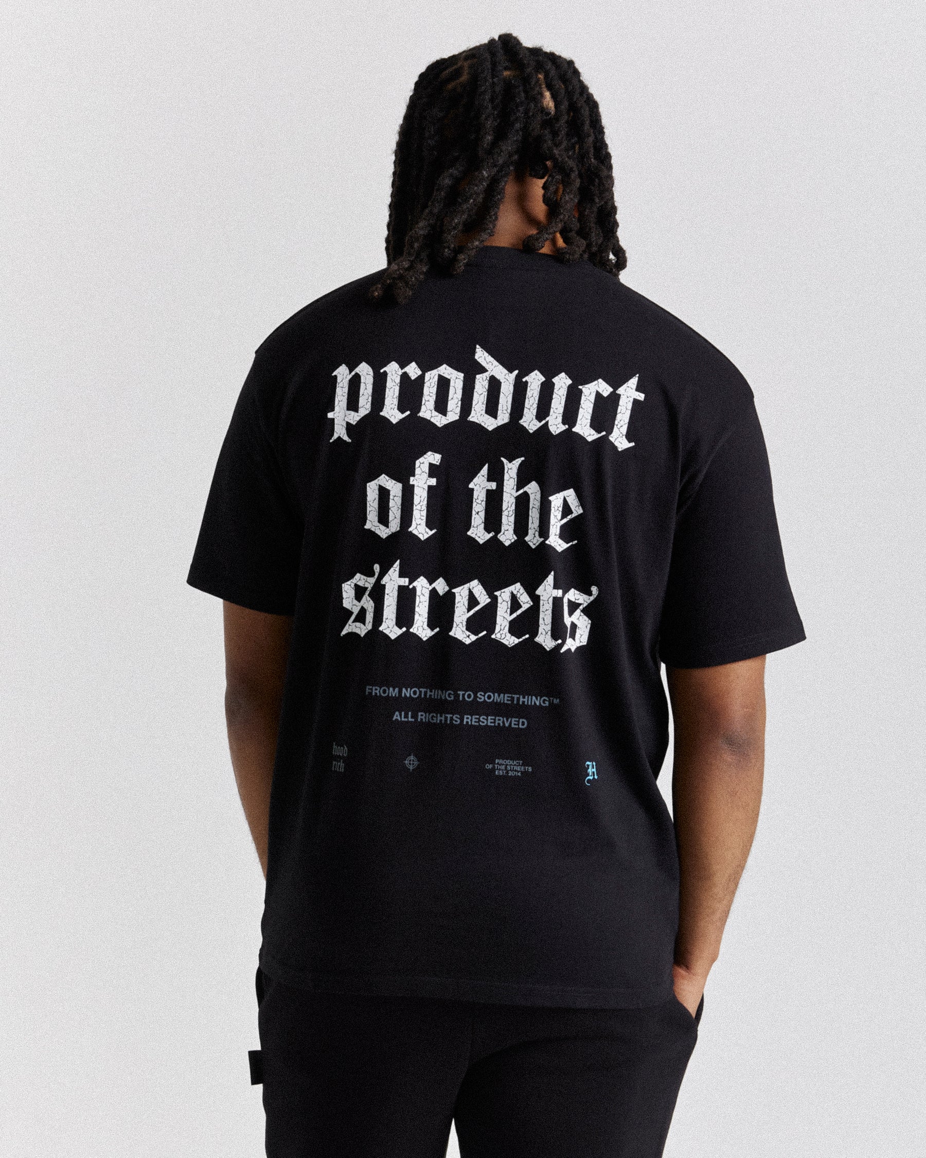 Shadow T-Shirt - Black/White/Blue