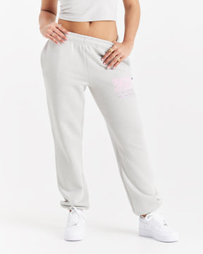 Jewel Joggers - Light Grey/Pink