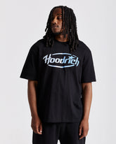 Curve Oversized T-Shirt - Black/Blue