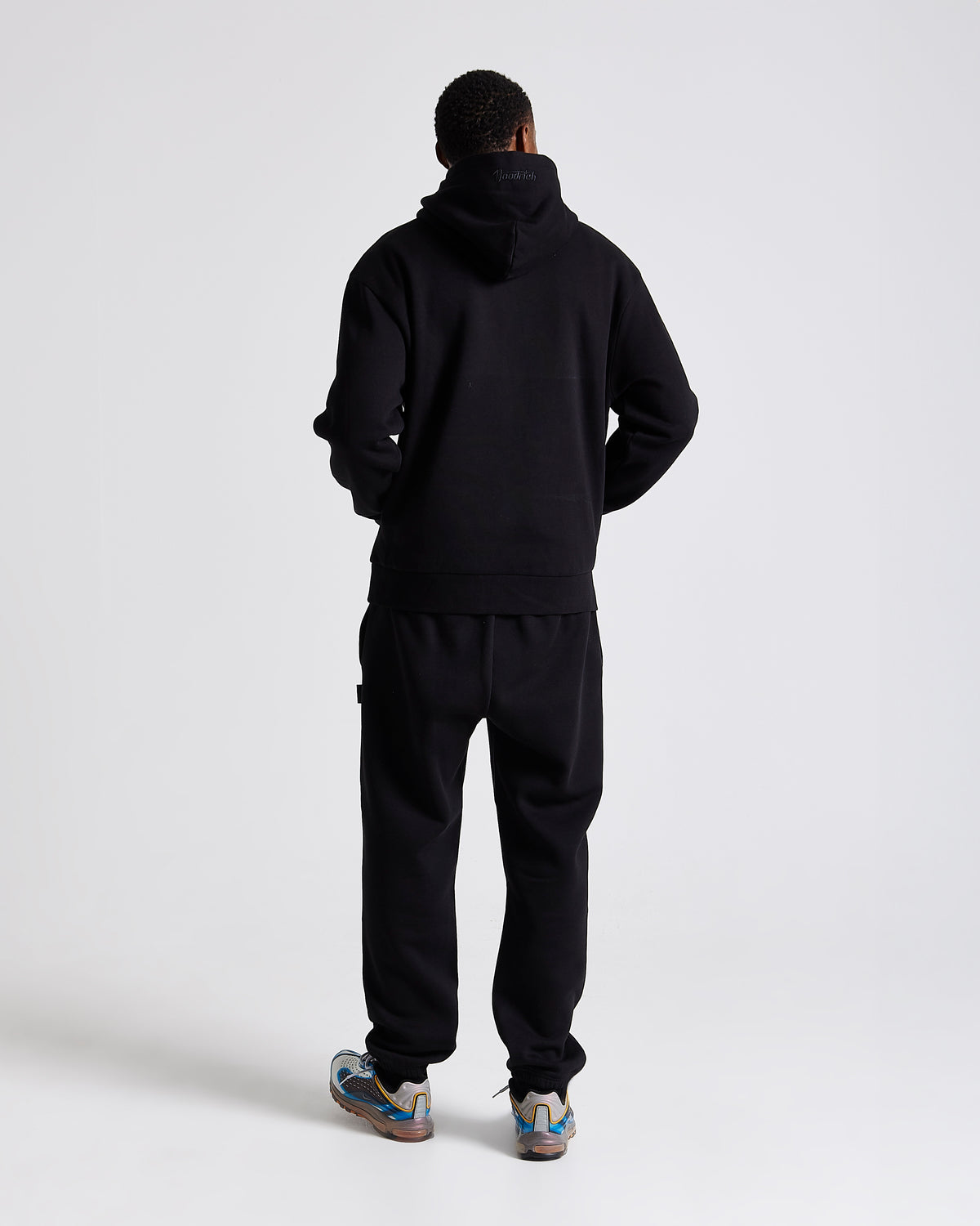 Curve Oversized Joggers - Black/Blue