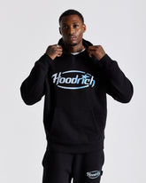 Curve Oversized Hoodie - Black/Blue