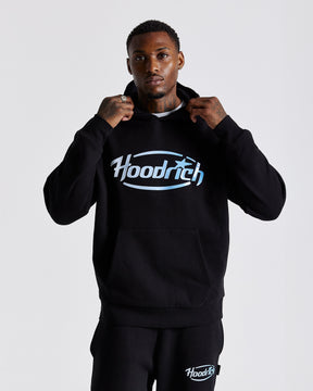 Curve Oversized Hoodie - Black/Blue