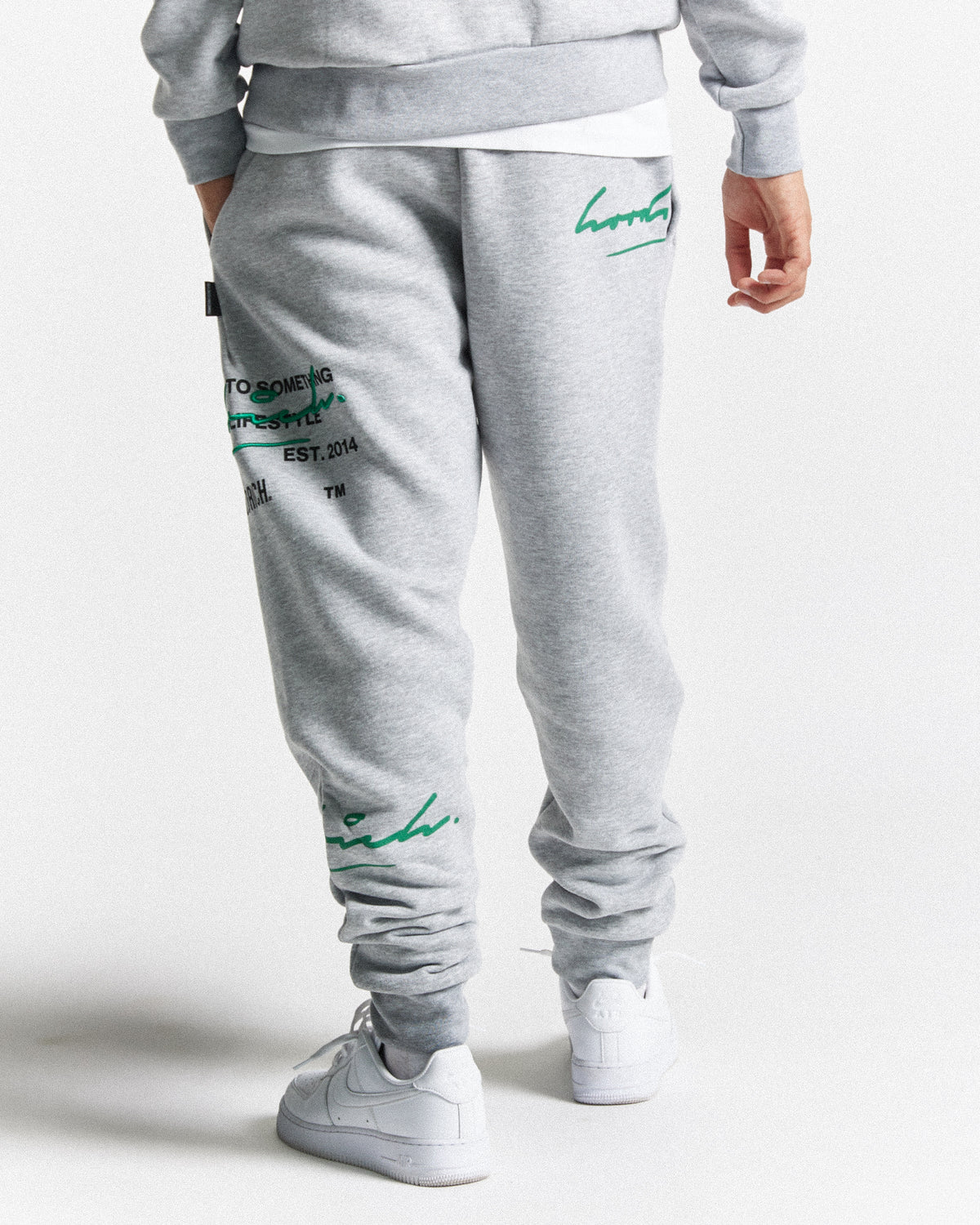 OG Cruzade Joggers - Heather Grey/Black/Jolly Green