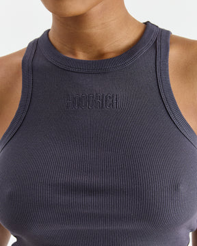 Surface Racer Back Tank Top - Grey