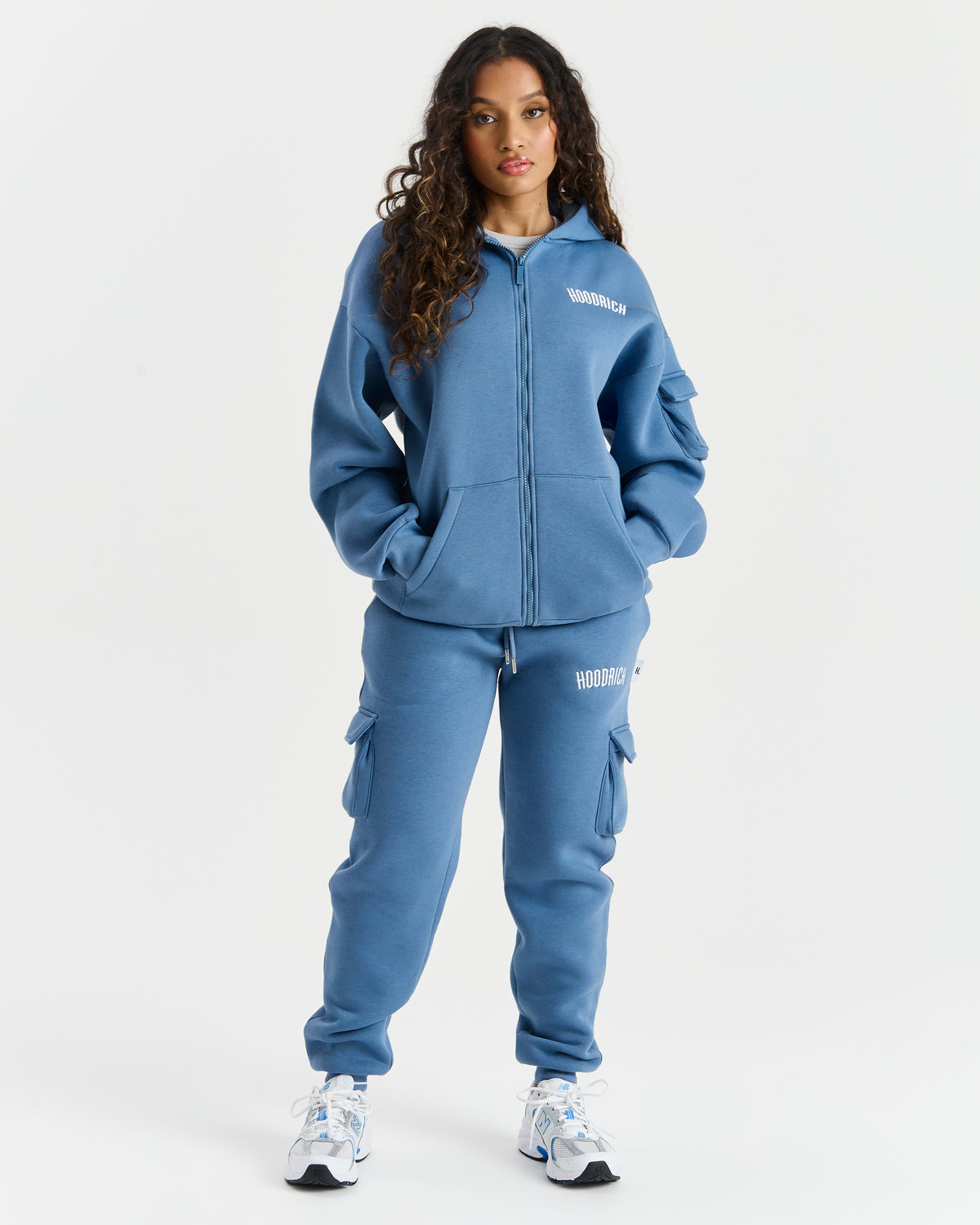 Women's Tracksuit with Hood Navy Blue Bolf 0002