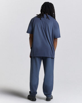 Ash Oversized T-Shirt - Blue/Grey