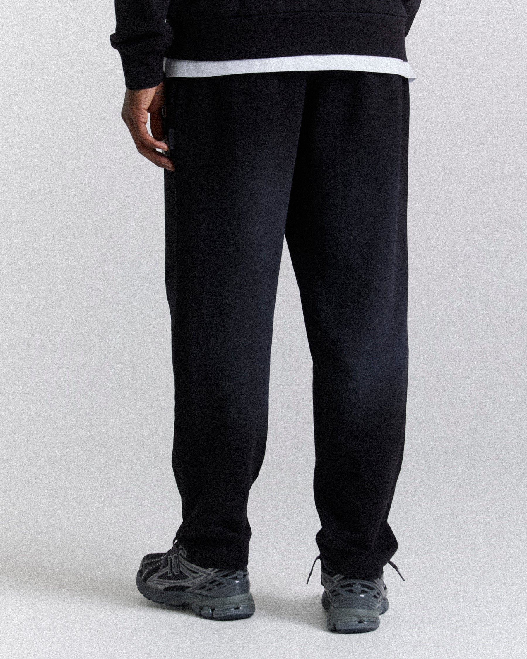 Ash Oversized Joggers - Black/Grey