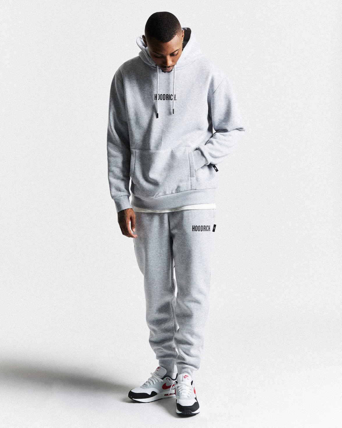 OG Core Small Logo Tracksuit Set - Grey/Black