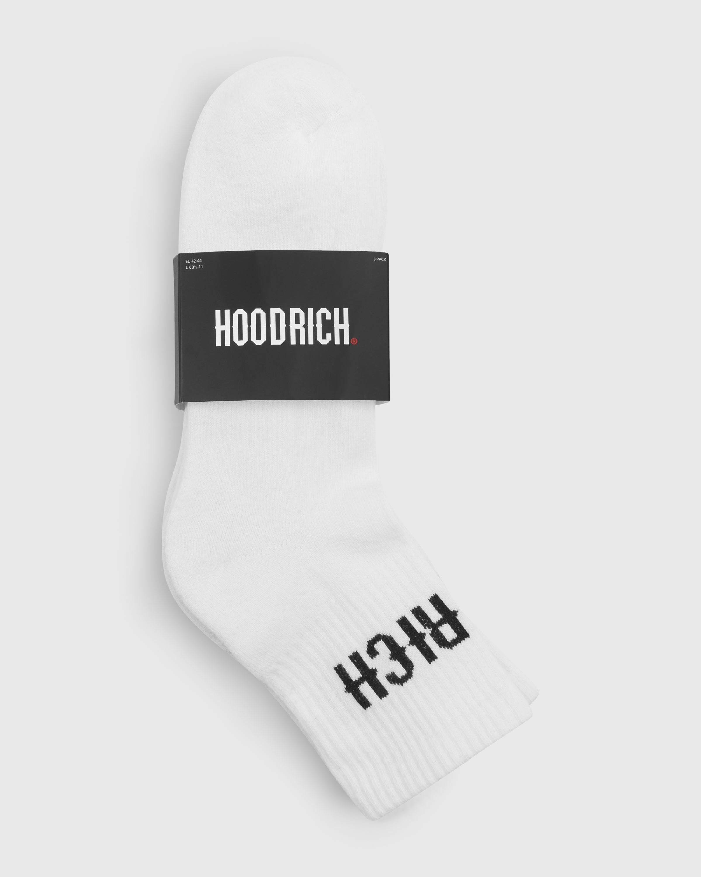 Core 3 Pack Quarter Socks - White/Black