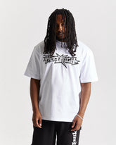 Triluxe Oversized T-Shirt - White/Black