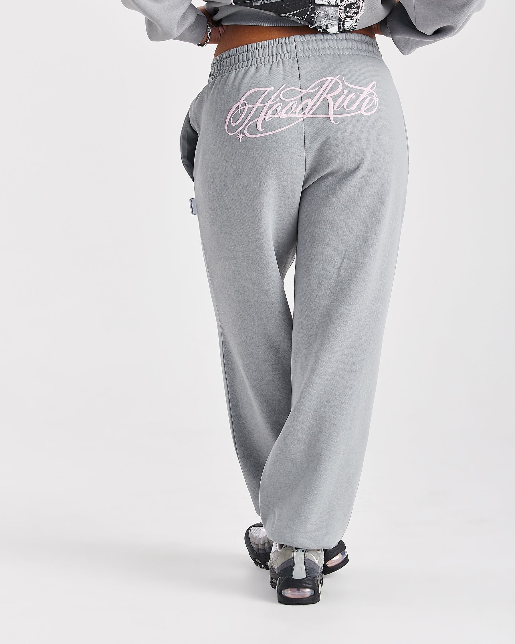 Vision Oversized Jogger - Grey/Pink/Black