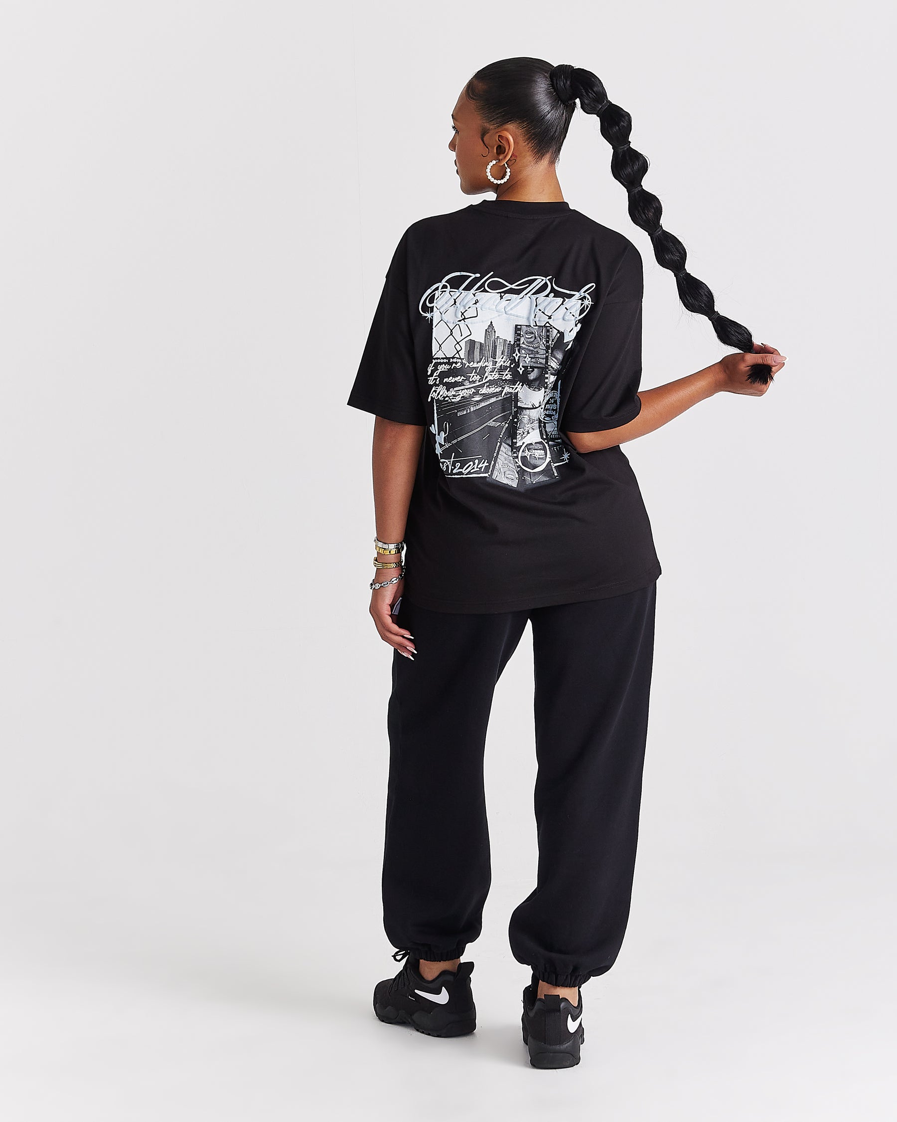 Vision Oversized Jogger - Black