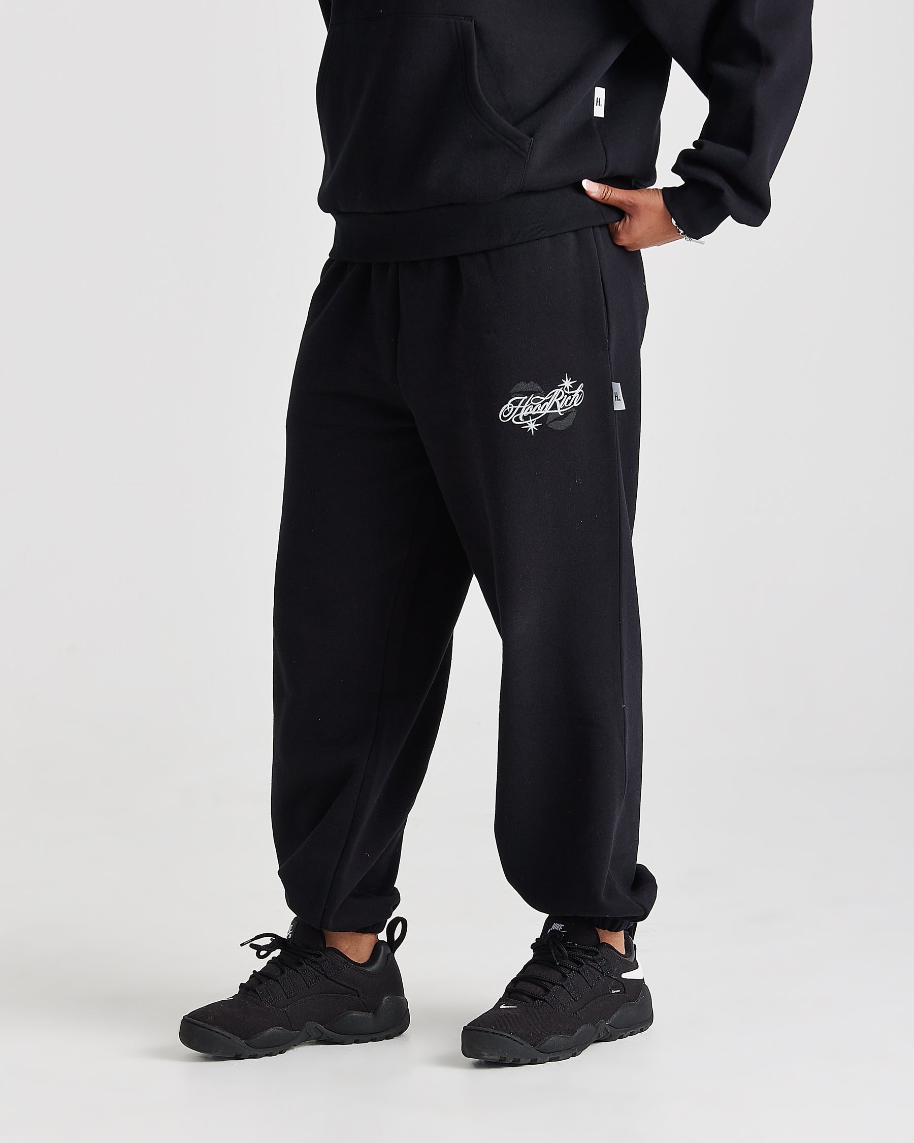 Vision Oversized Jogger - Black