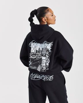 Vision Mid Length Hoodie - Black