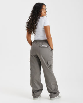 Combat Cargo Pants  - Grey/White