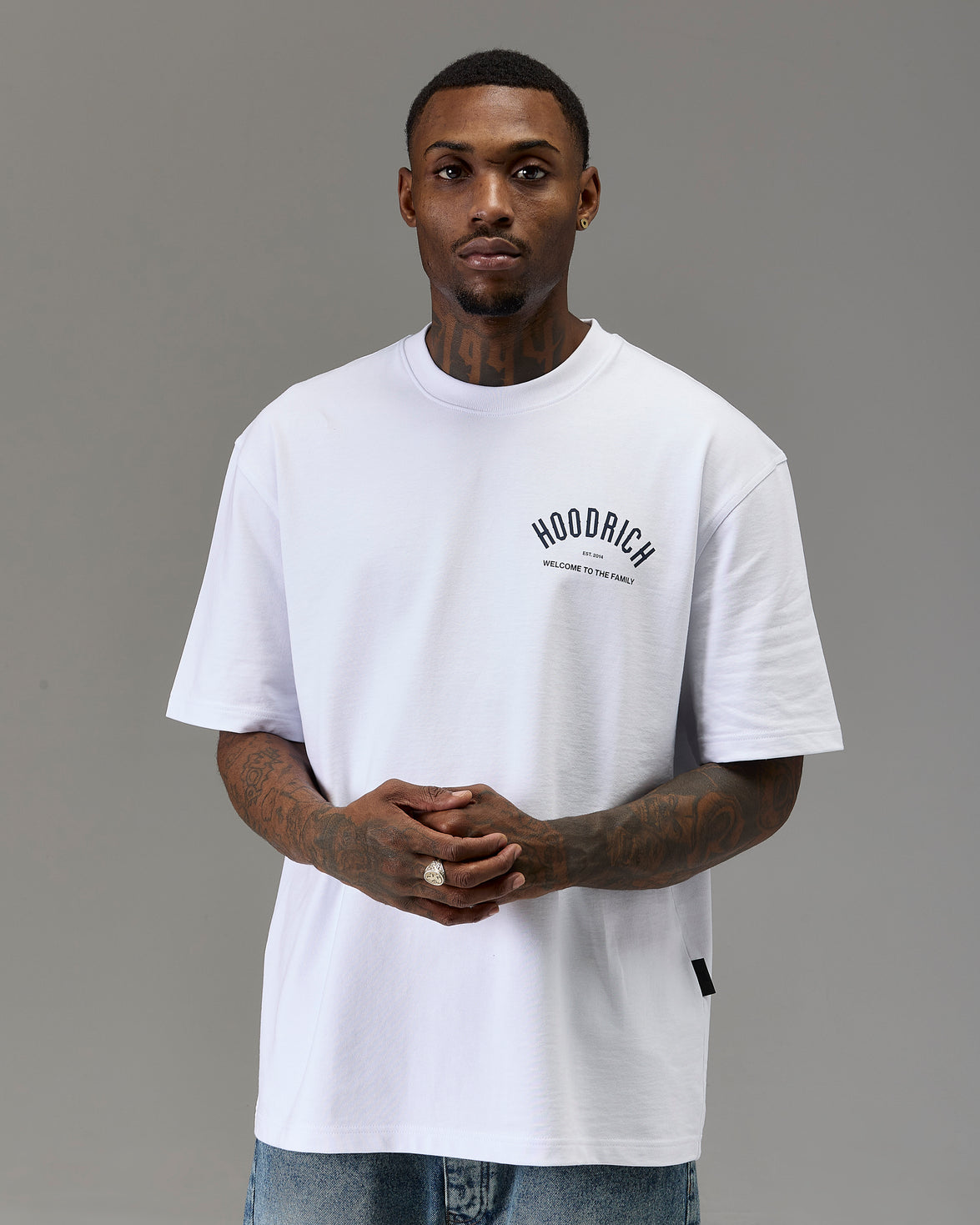 The Winners Circle Oversized T-Shirt - White/Blue