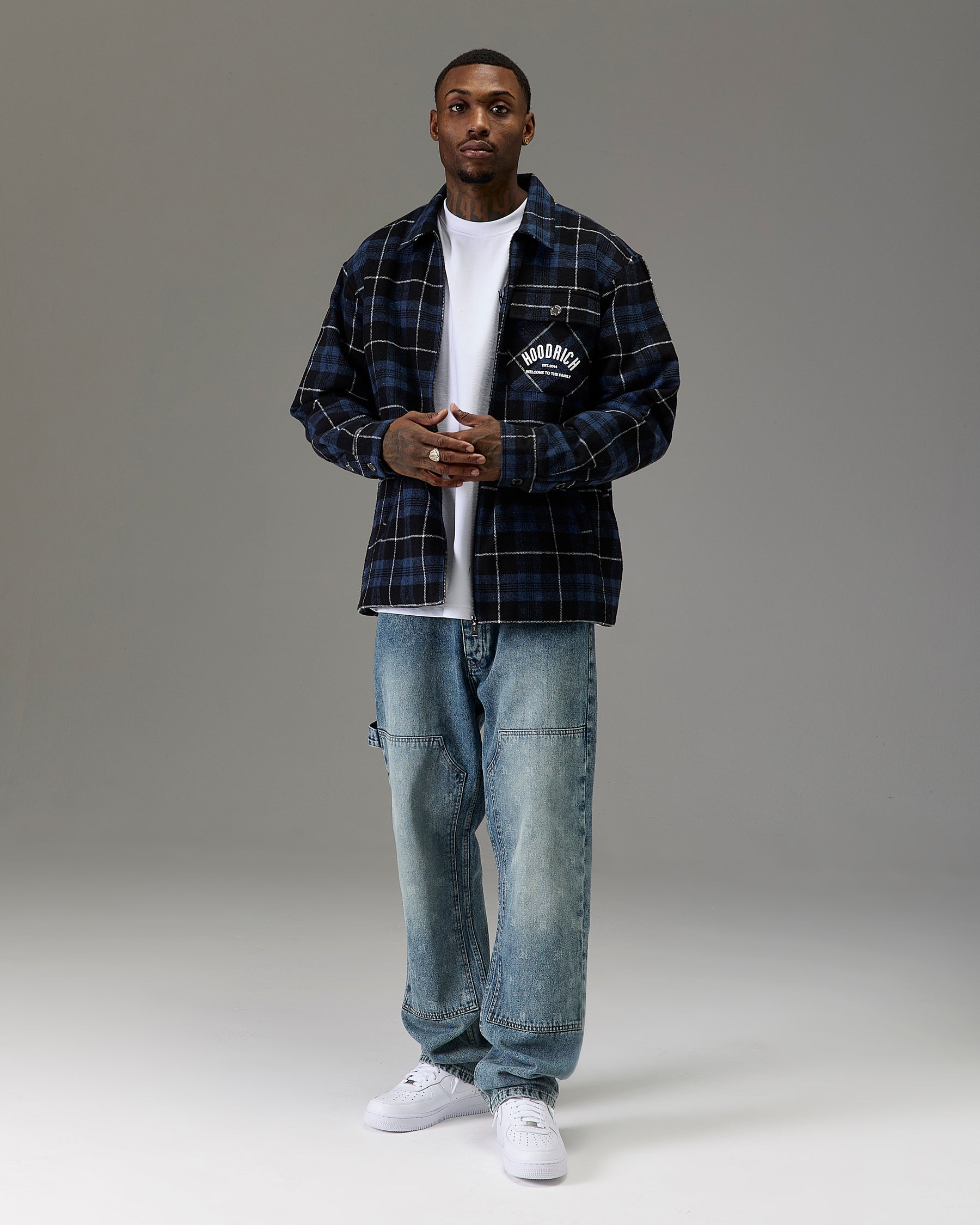 The Winners Circle Checked Shirt - Blue/Grey