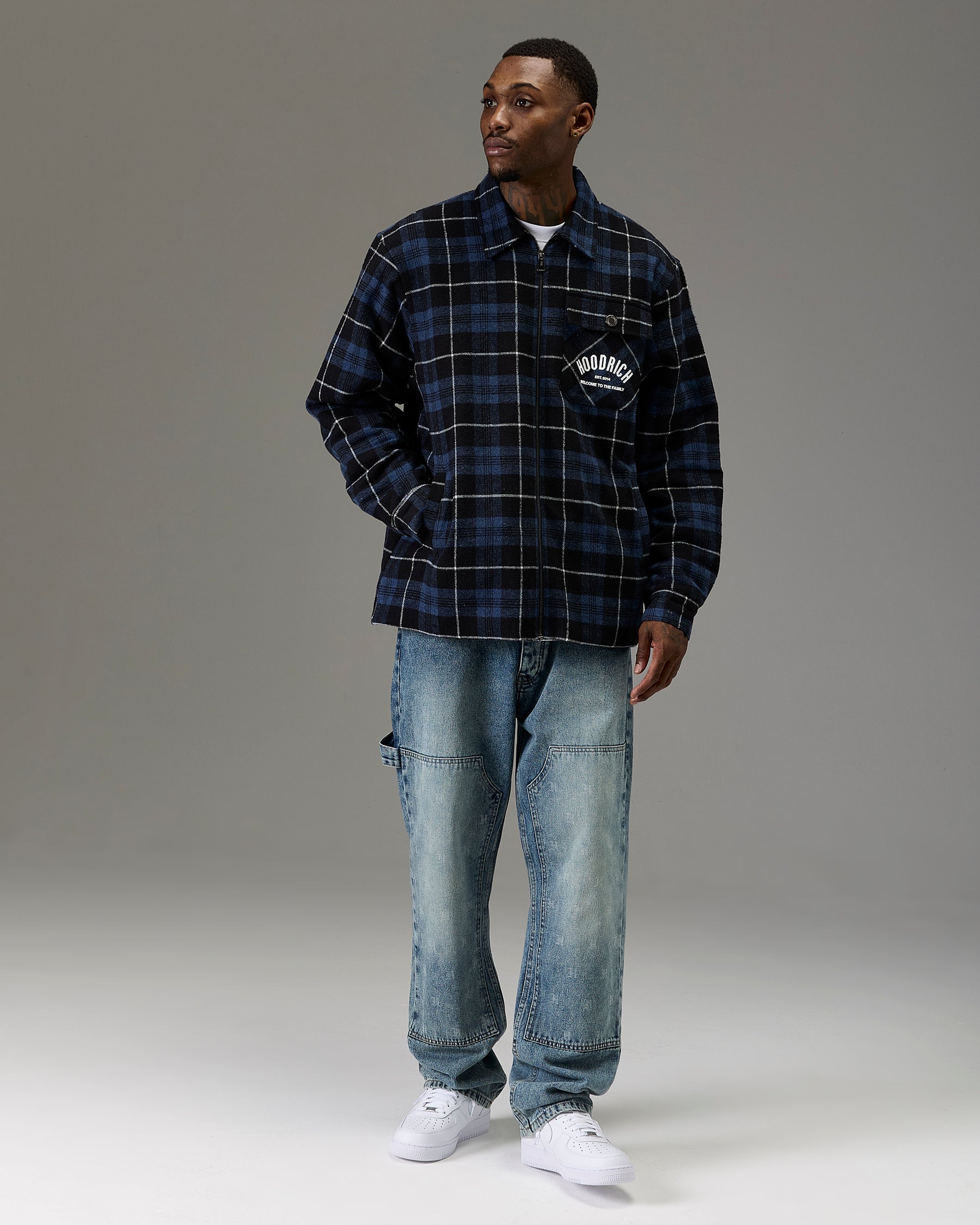 The Winners Circle Checked Shirt - Blue/Grey