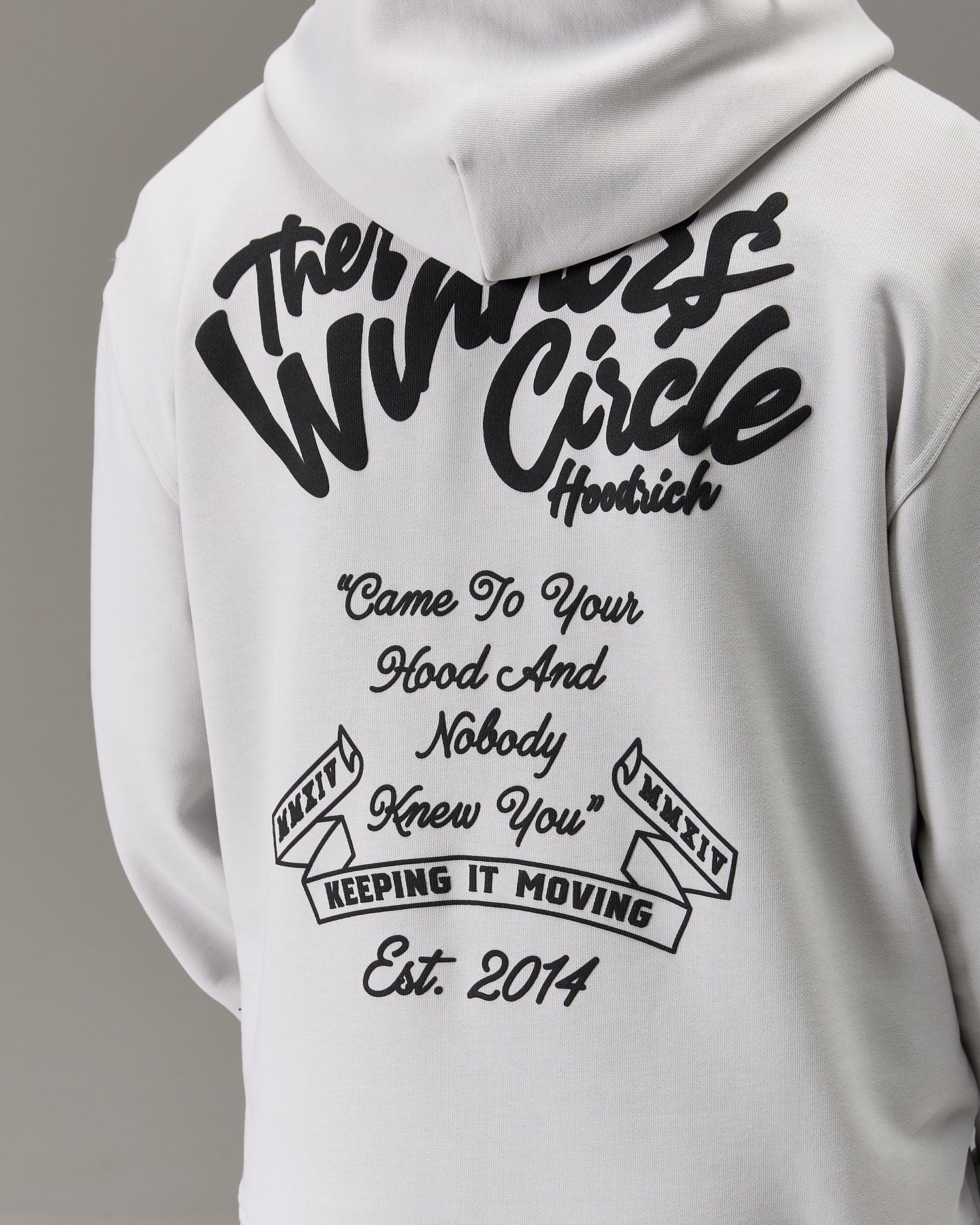 The Winners Circle Oversized Hoodie - Grey