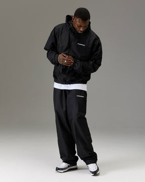 The Winners Circle Ripstop Woven Pant - Black/White