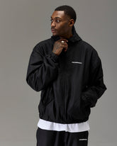The Winners Circle Ripstop Woven Jacket - Black/White