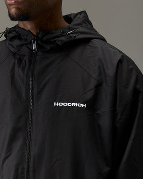 The Winners Circle Ripstop Woven Jacket - Black/White