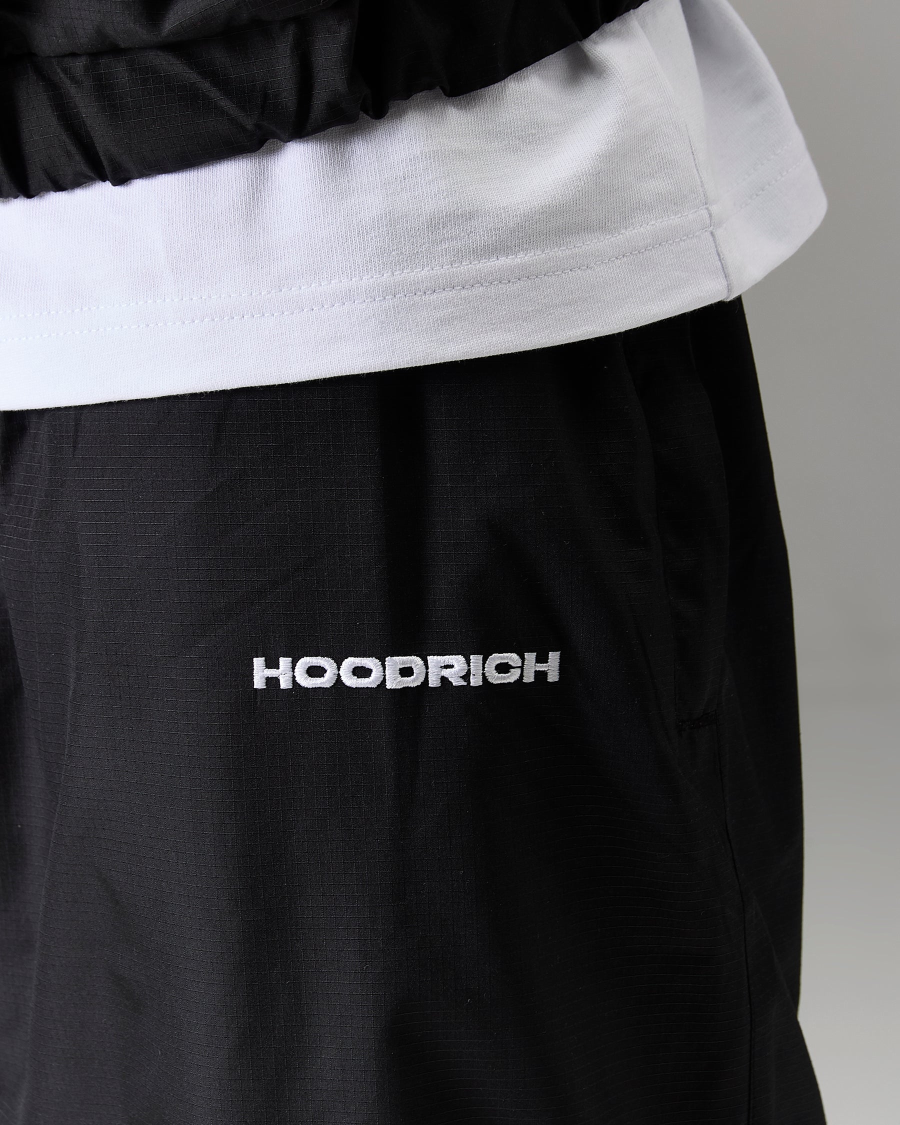 The Winners Circle Ripstop Woven Pant - Black/White