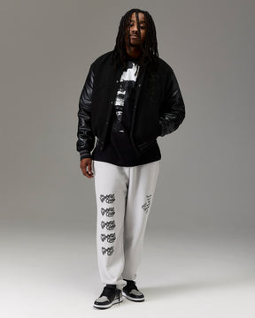 The Winners Circle Varsity Jacket - Black