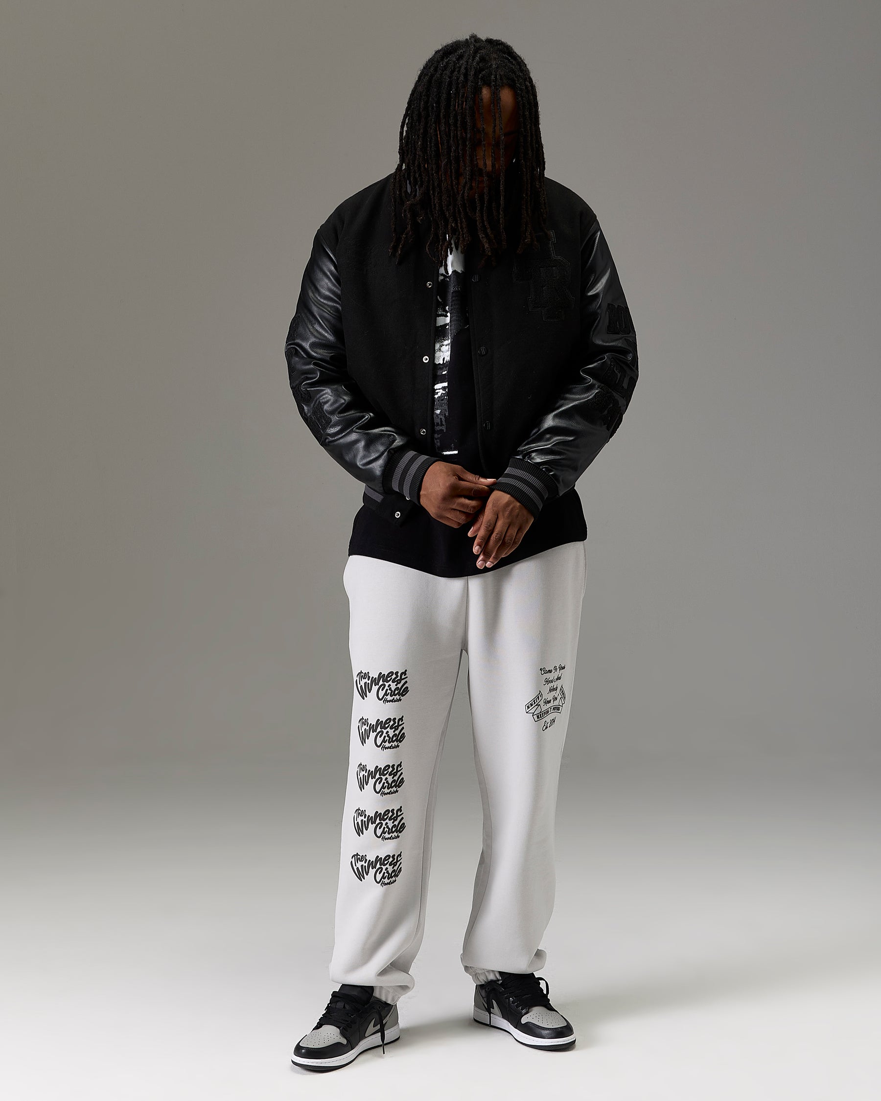The Winners Circle Varsity Jacket - Black