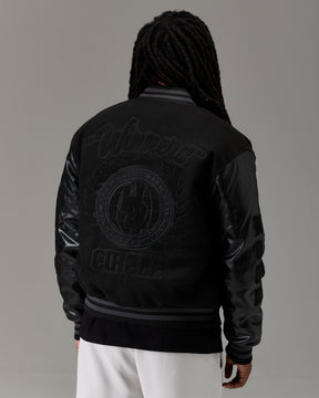The Winners Circle Varsity Jacket - Black