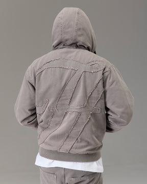 The Winners Circle Canvas Jacket - Grey