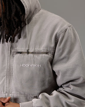 The Winners Circle Canvas Jacket - Grey