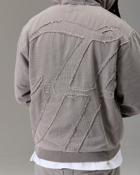 The Winners Circle Canvas Jacket - Grey