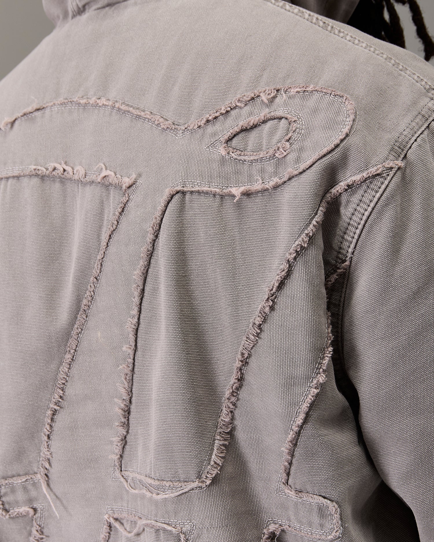 The Winners Circle Canvas Jacket - Grey
