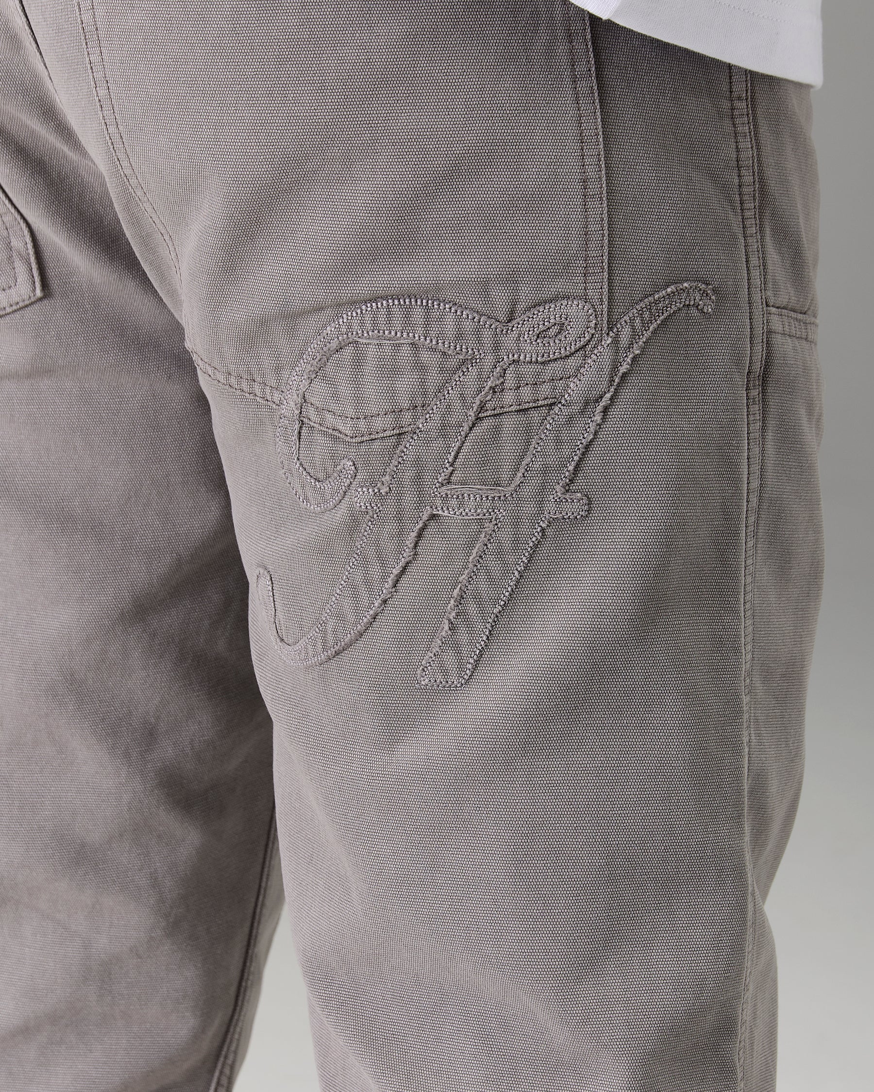 The Winners Circle Carpenter Canvas Pant - Grey