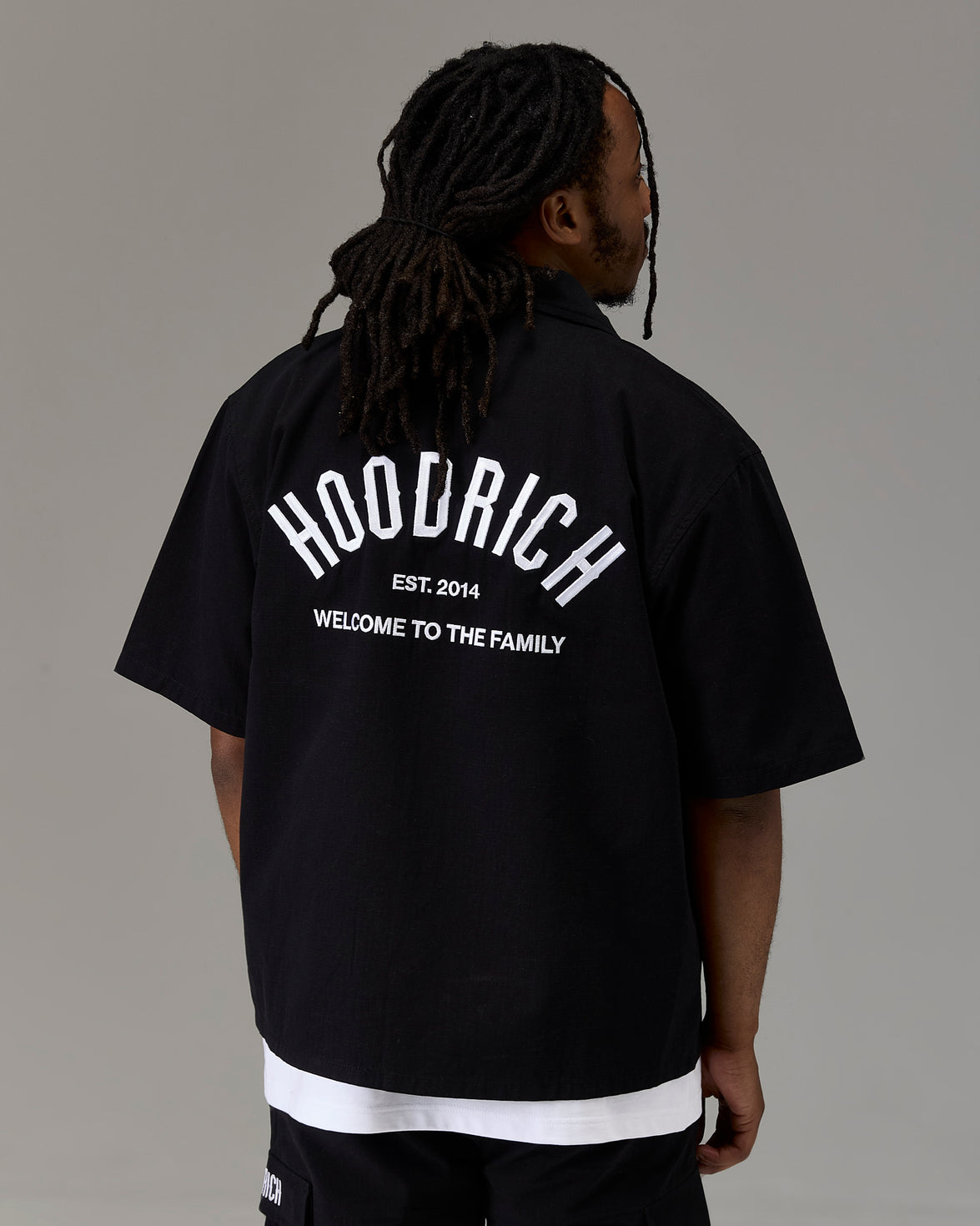 The Winners Circle Ripstop Shirt - Black/White