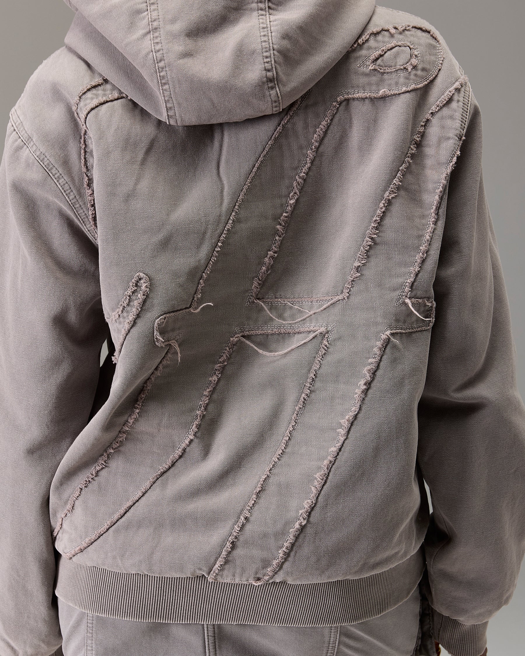 The Winners Circle Canvas Jacket - Grey