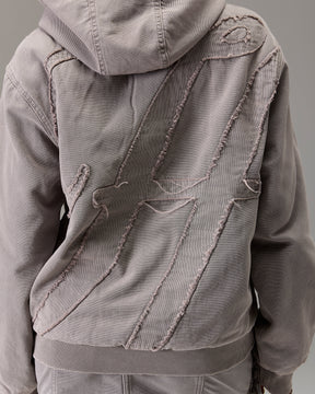 The Winners Circle Canvas Jacket - Grey